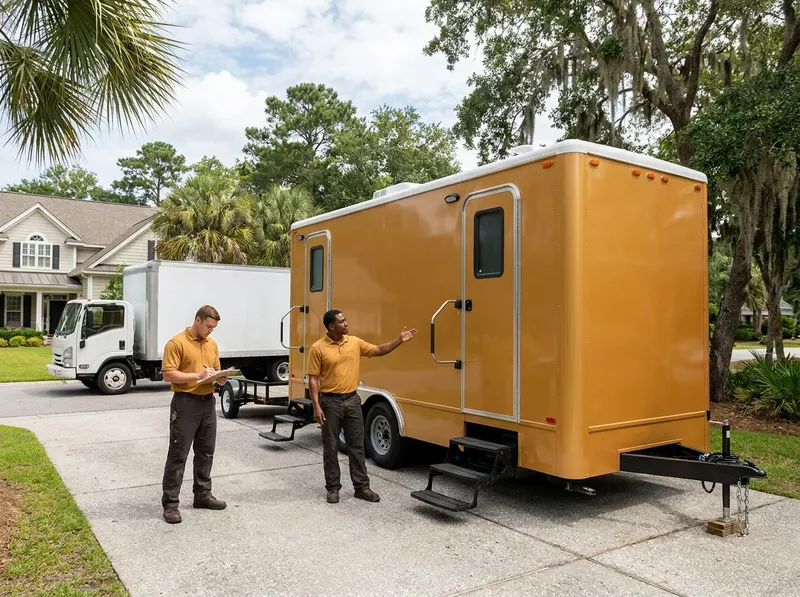 VIP / Luxury Restroom Trailer Rental in Hilton Head Island, SC